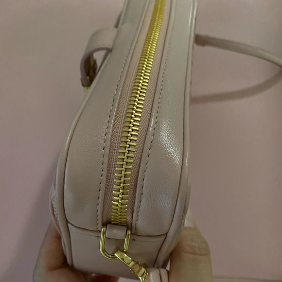 Miu Miu Matelasse Leather Crossbody Bag Color- Orchidea - Picture 9 of 10